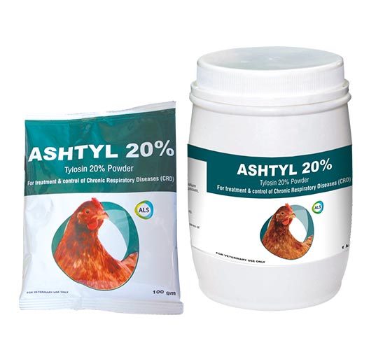 Ashtyl 20% tylosin powder